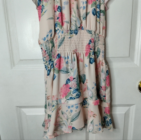 Parker Williame Floral Silk Dress Size S - Picture 8 of 14
